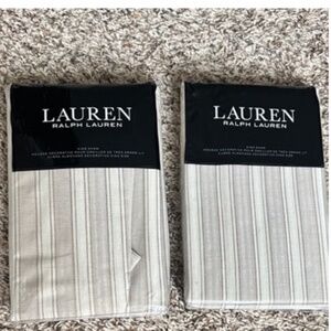 2 Lauren Ralph Lauren Collection: Graydon Bold Stripe Size: King Sham